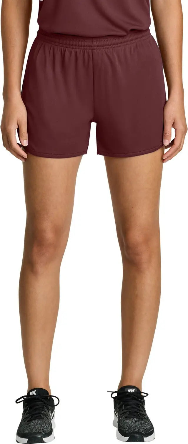 Sport-tek Lst447 Women’s Club 3’’ Track Short - Maroon