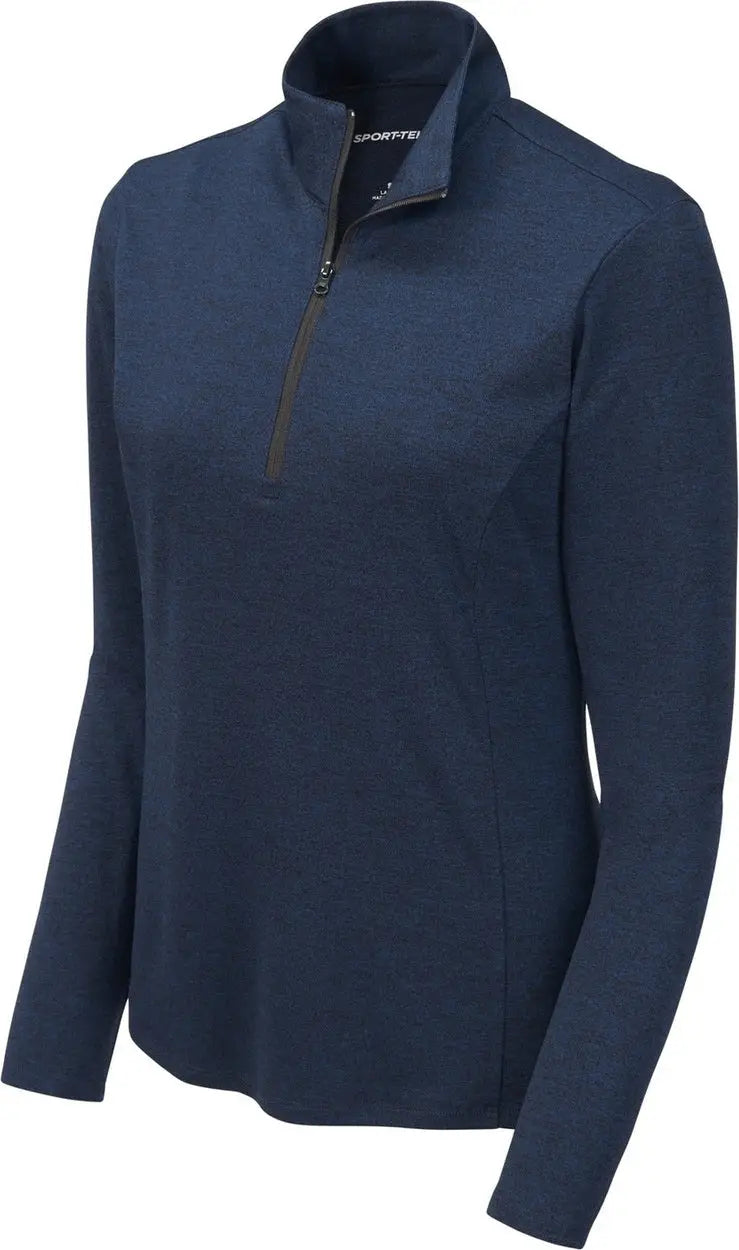 Sport-tek Lst469 Women’s Endeavor 1/2-zip Pullover - Dark Royal Heather
