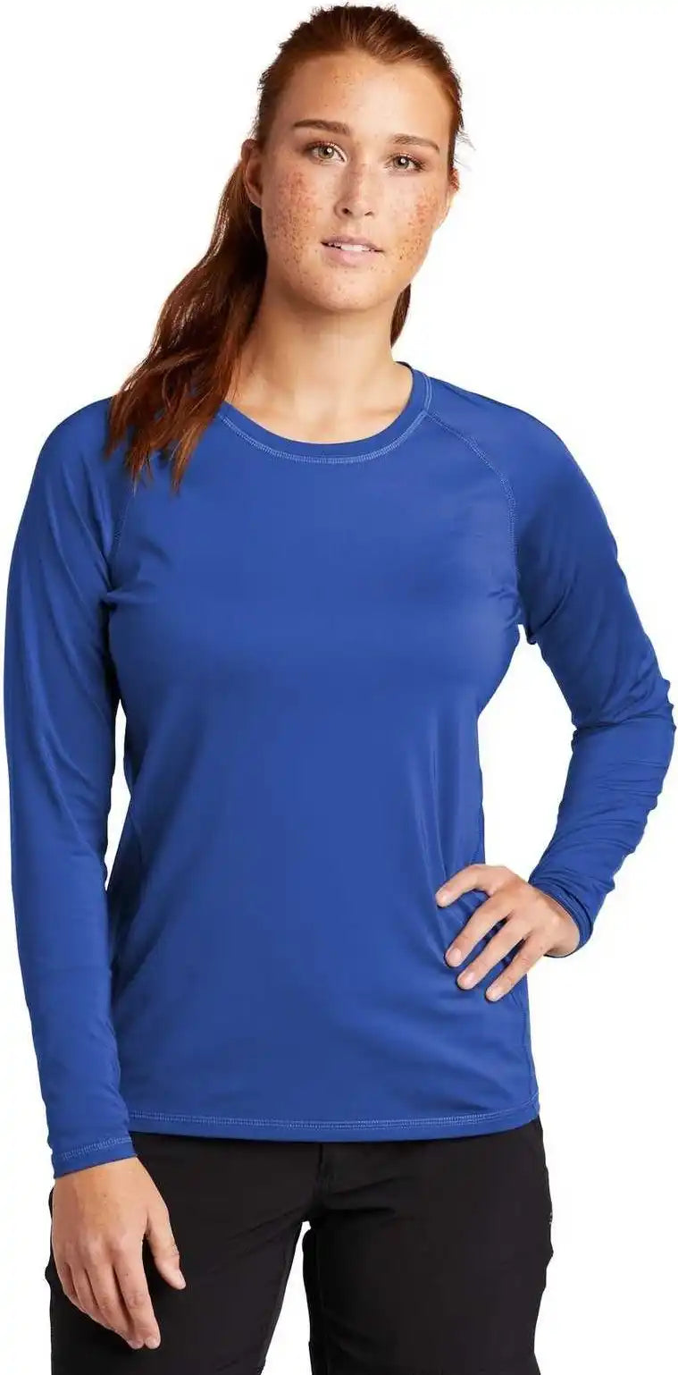 Sport-tek Lst470ls Ladies Long Sleeve Rashguard Tee - True Royal