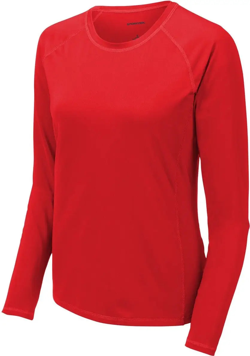 Sport-tek Lst470ls Women’s Long Sleeve Rashguard Tee - True Red
