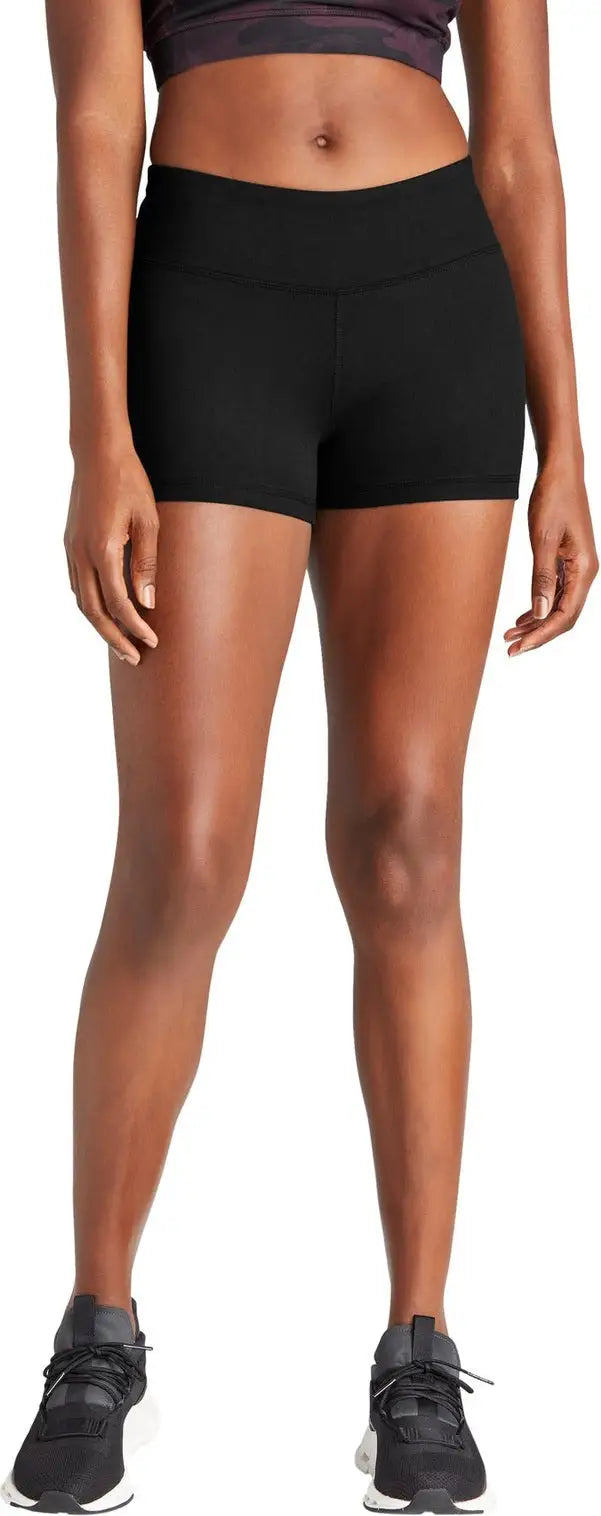 Sport-tek Lst475 Women’s Interval 3’’ Short - Black / Ladies Xs