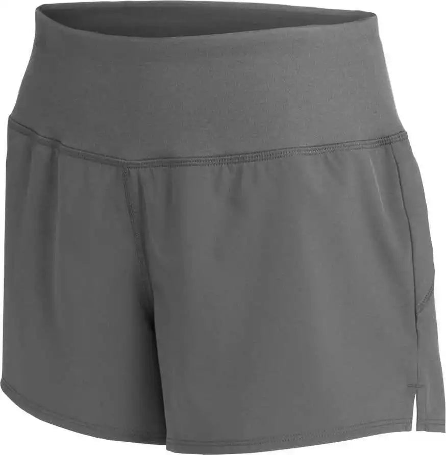 Sport Tek Lst485 Ladies Repeat Short Iron Grey