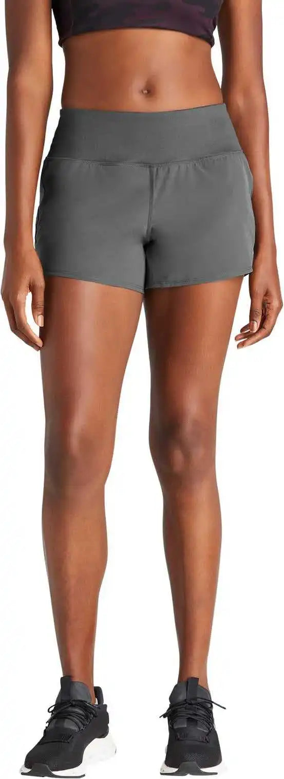 Sport-tek Lst485 Women’s Repeat Short - Iron Grey