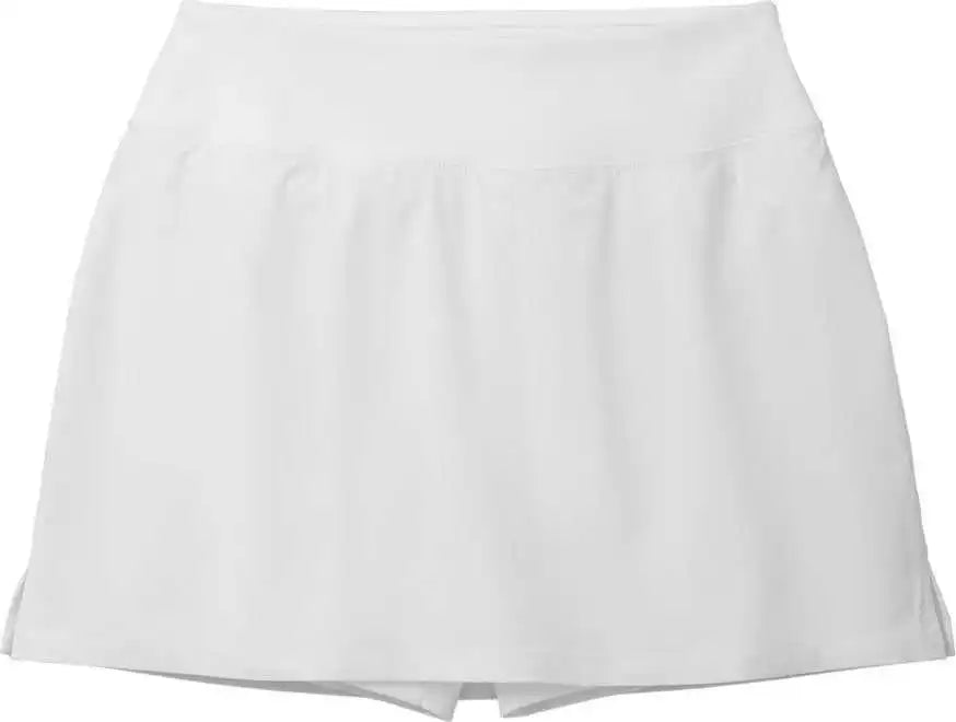 Sport Tek Lst486 Ladies Repeat Skort White