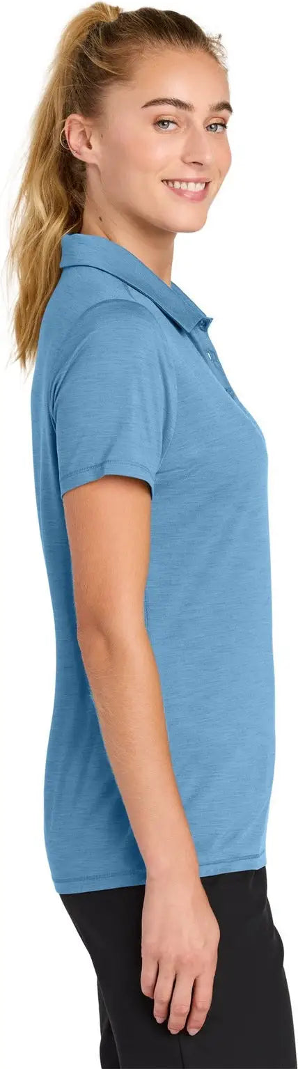 Sport-tek Lst490 Women’s Versa Polo - Carolina Blue