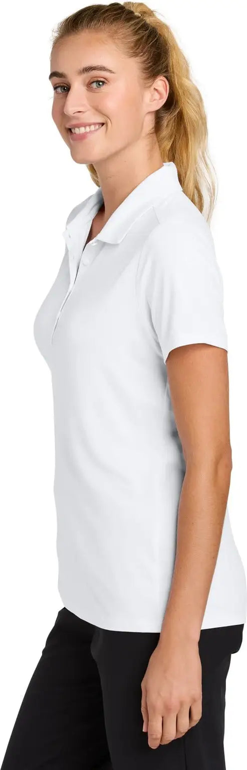 Sport-tek Lst490 Women’s Versa Polo - White