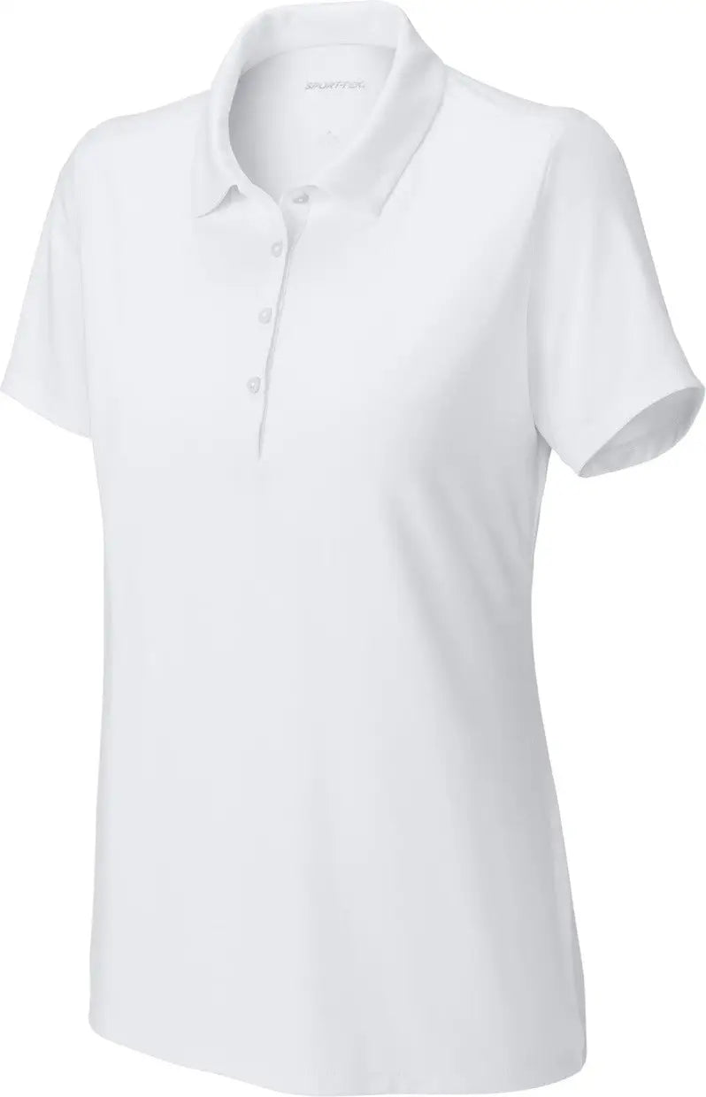 Sport-tek Lst490 Women’s Versa Polo - White