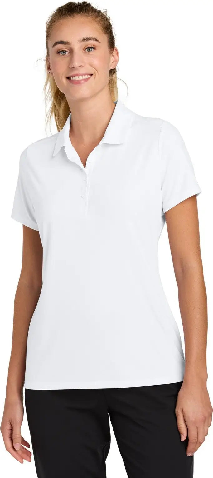 Sport-tek Lst490 Women’s Versa Polo - White - Ladies Xs