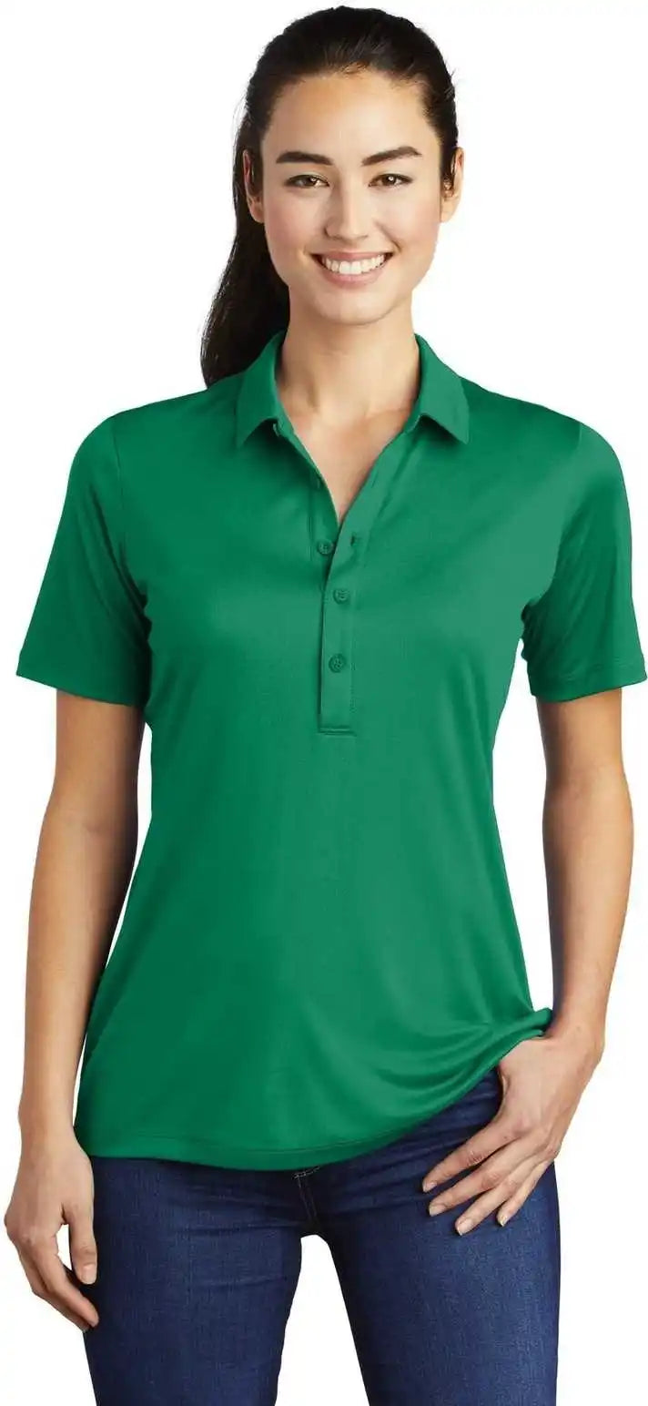 Sport-tek Lst520 Ladies Posi-uv Pro Polo - Kelly Green
