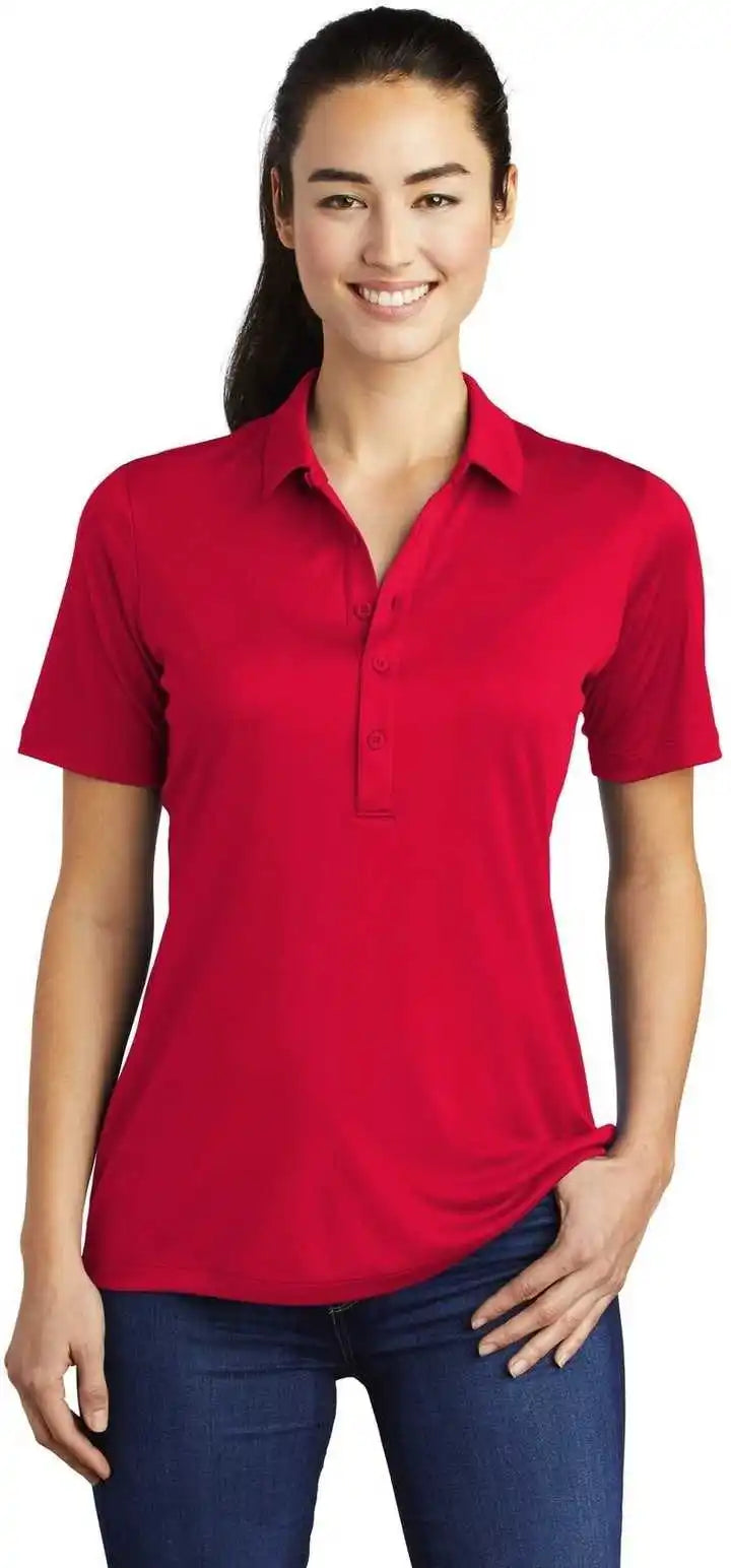 Sport-tek Lst520 Ladies Posi-uv Pro Polo - True Red