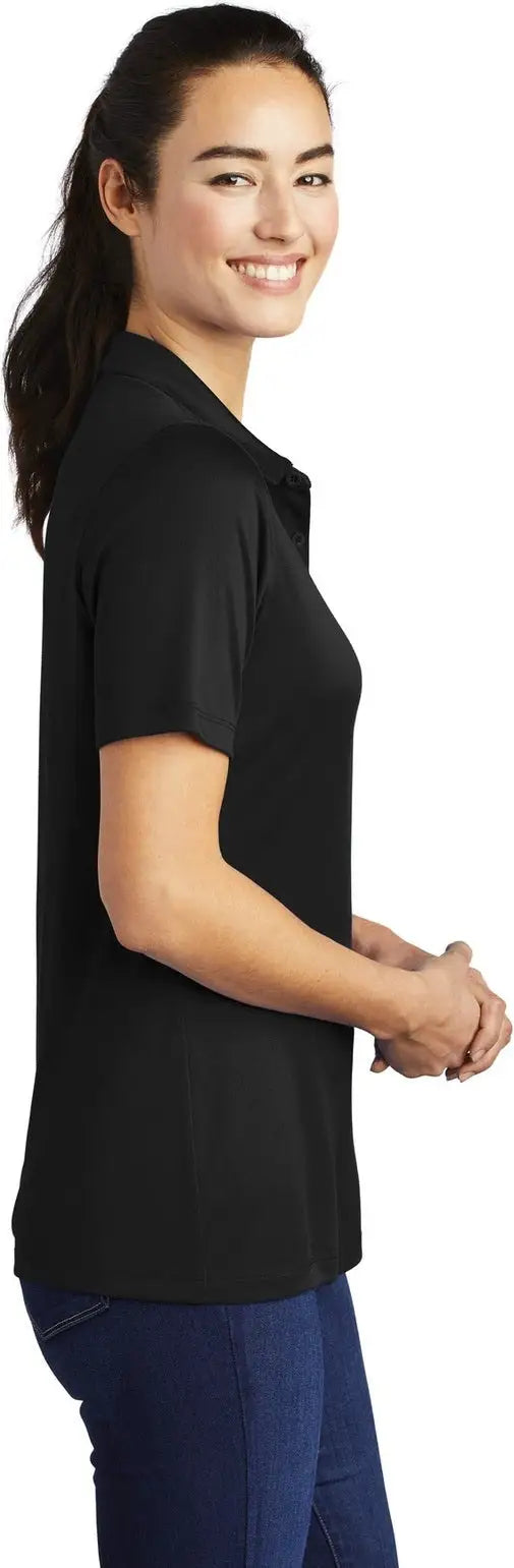 Sport-tek Lst520 Women’s Posi-uv Pro Polo - Black