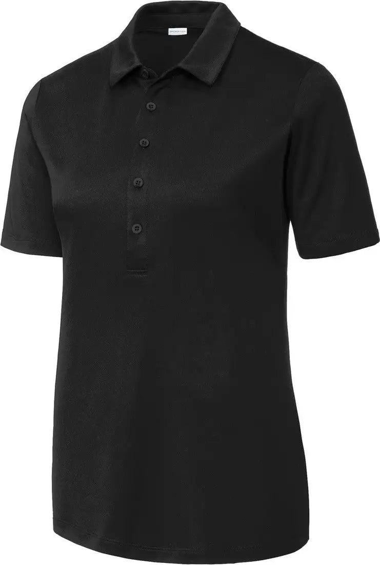 Sport-tek Lst520 Women’s Posi-uv Pro Polo - Black
