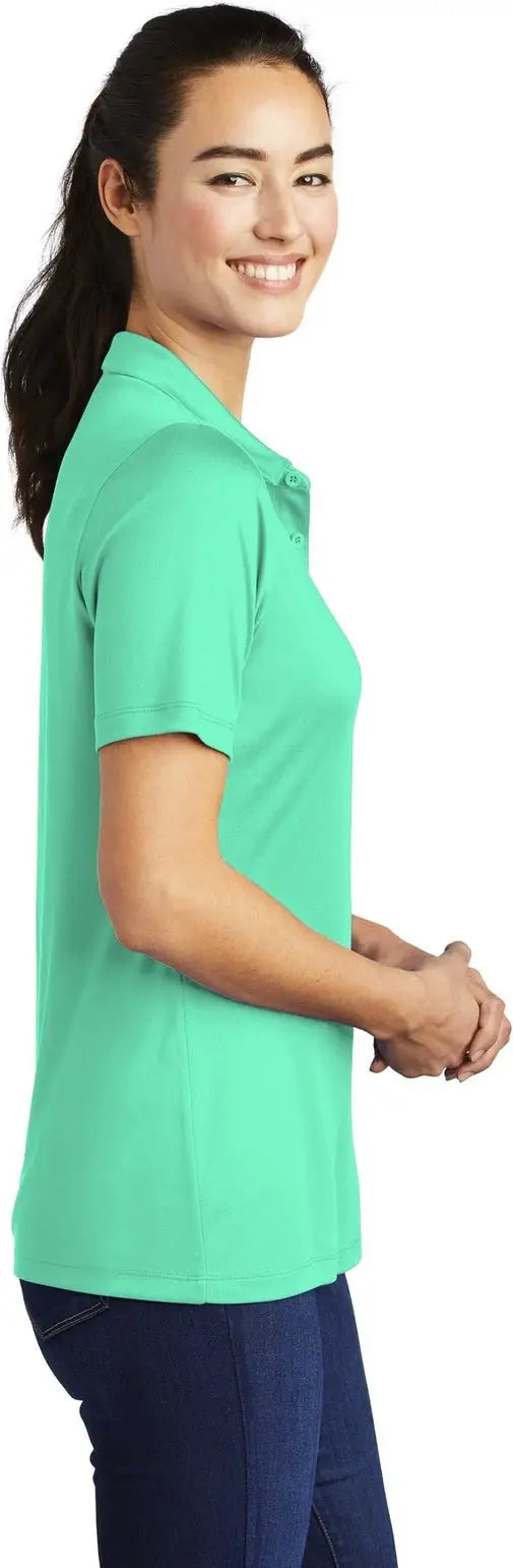 Sport-tek Lst520 Women’s Posi-uv Pro Polo - Bright Seafoam