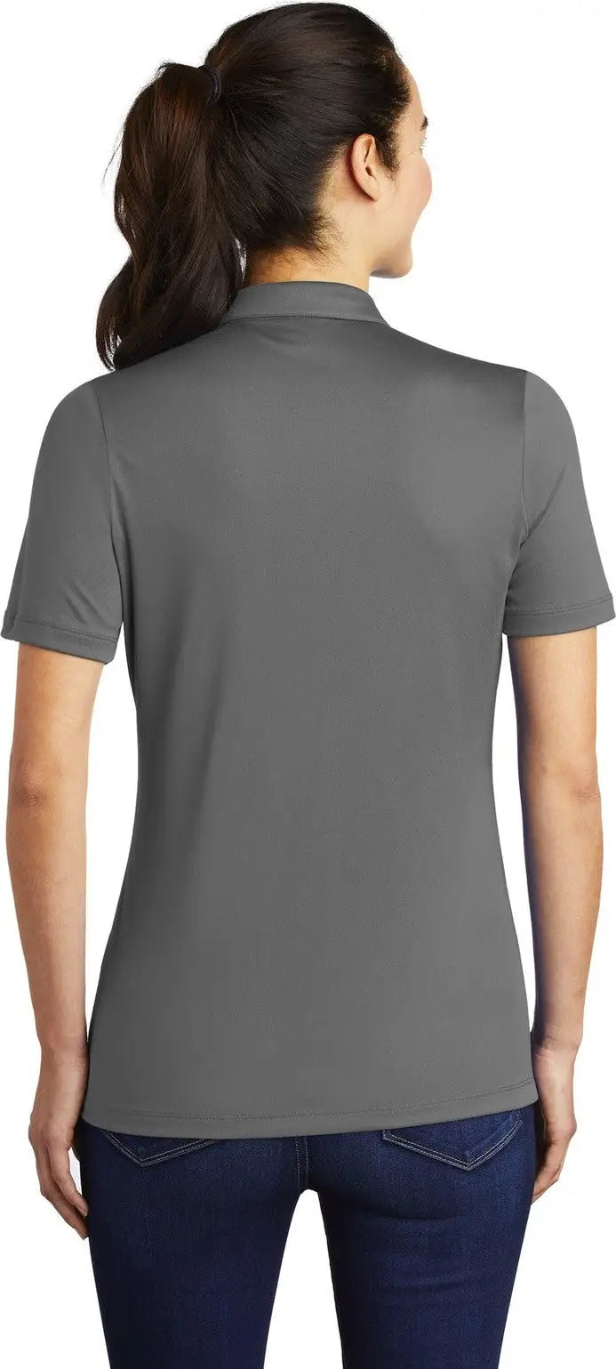 Sport-tek Lst520 Women’s Posi-uv Pro Polo - Dark Smoke Gray