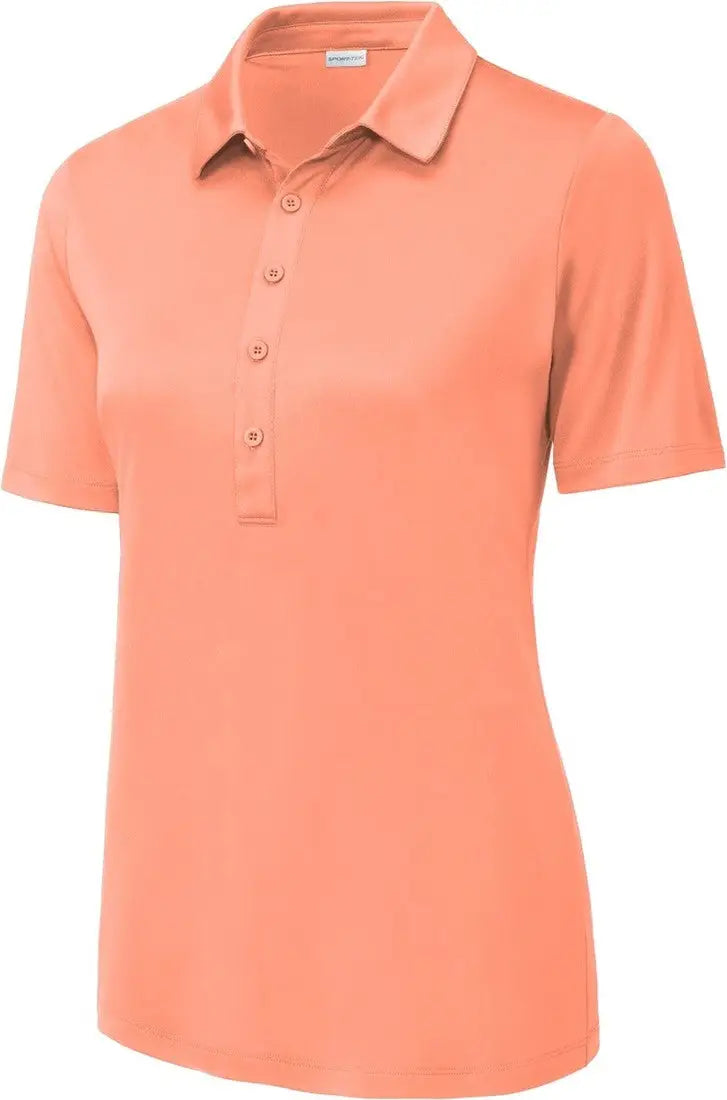 Sport-tek Lst520 Women’s Posi-uv Pro Polo - Soft Coral