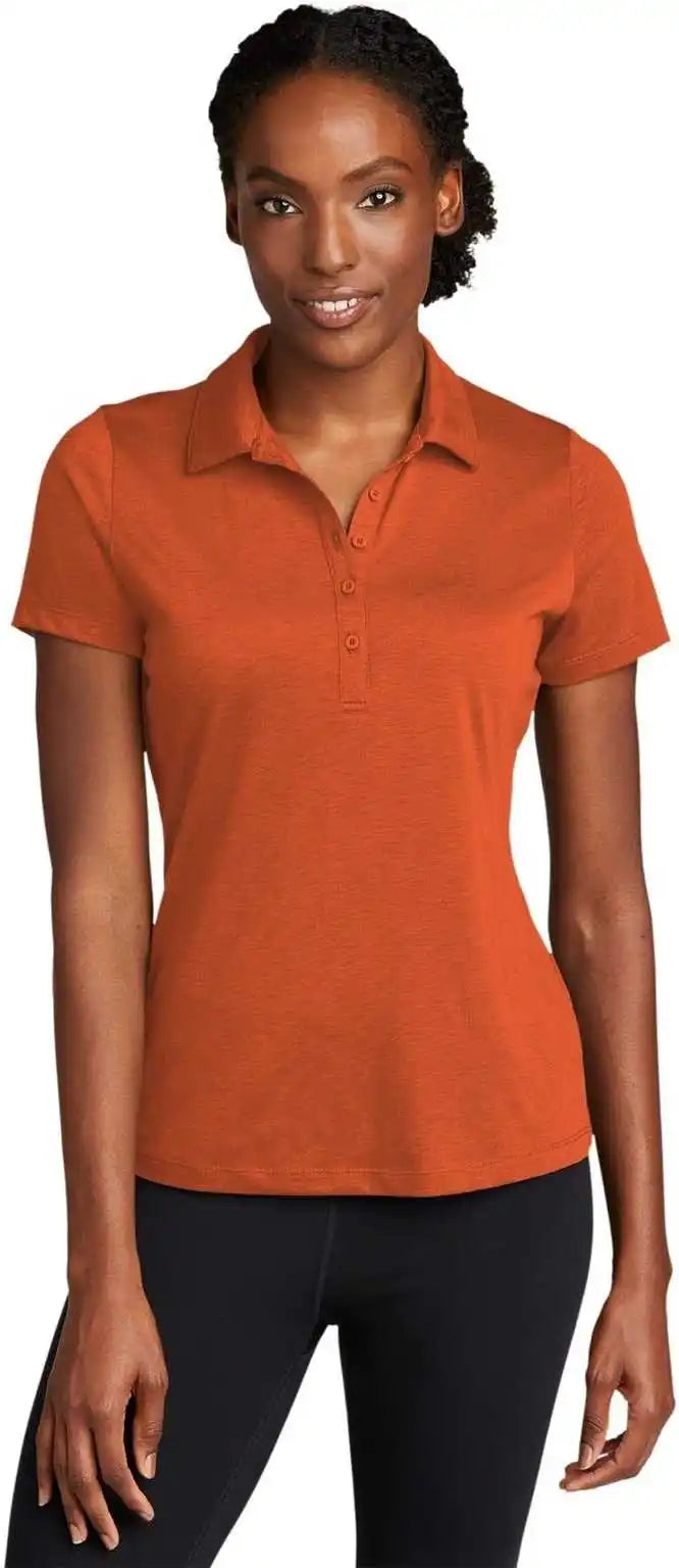 Sport Tek Lst530 Ladies Posicharge Strive Polo Texas Orange