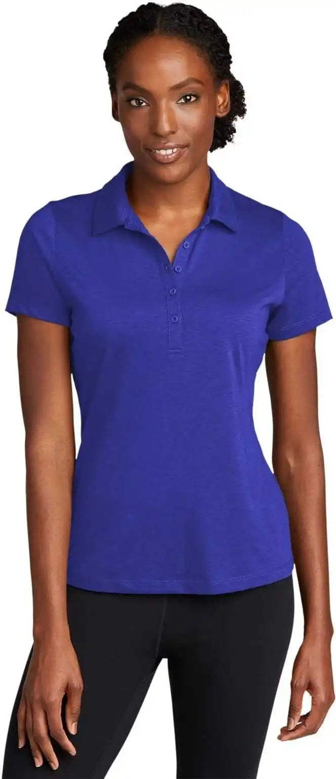 Sport Tek Lst530 Ladies Posicharge Strive Polo True Royal