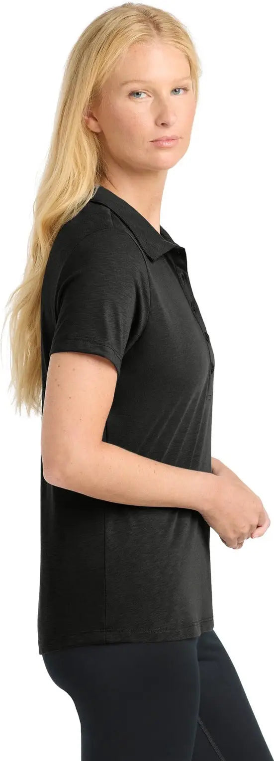 Sport-tek Lst530 Women’s Posicharge Strive Polo - Black