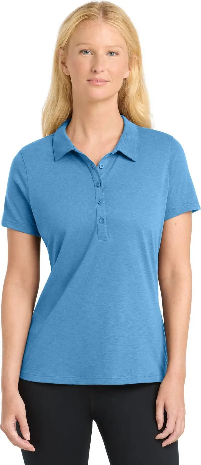 Sport-tek Lst530 Women’s Posicharge Strive Polo - Carolina Blue - Ladies Xs
