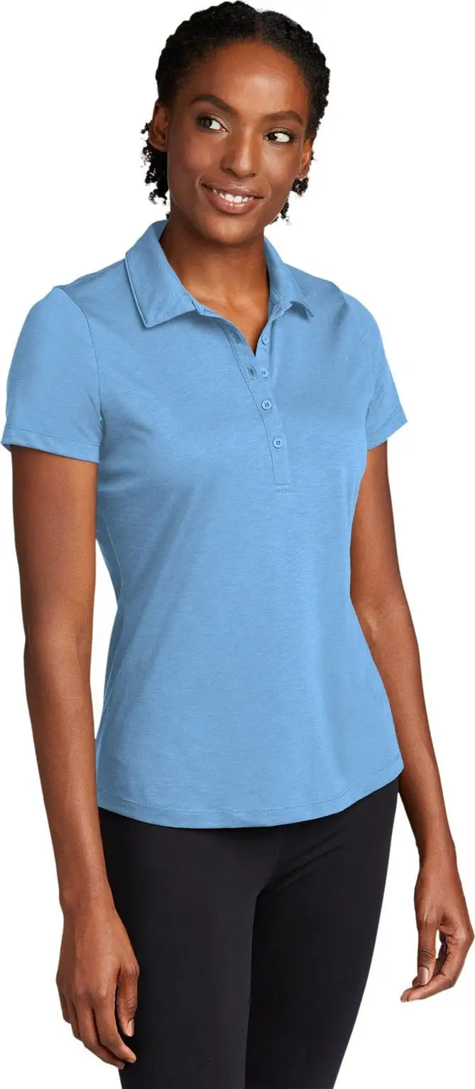 Sport-tek Lst530 Women’s Posicharge Strive Polo - Carolina Blue