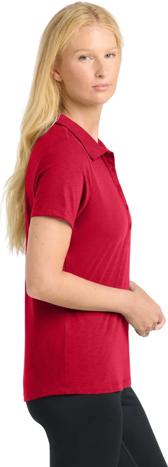 Sport-tek Lst530 Women’s Posicharge Strive Polo - Deep Red