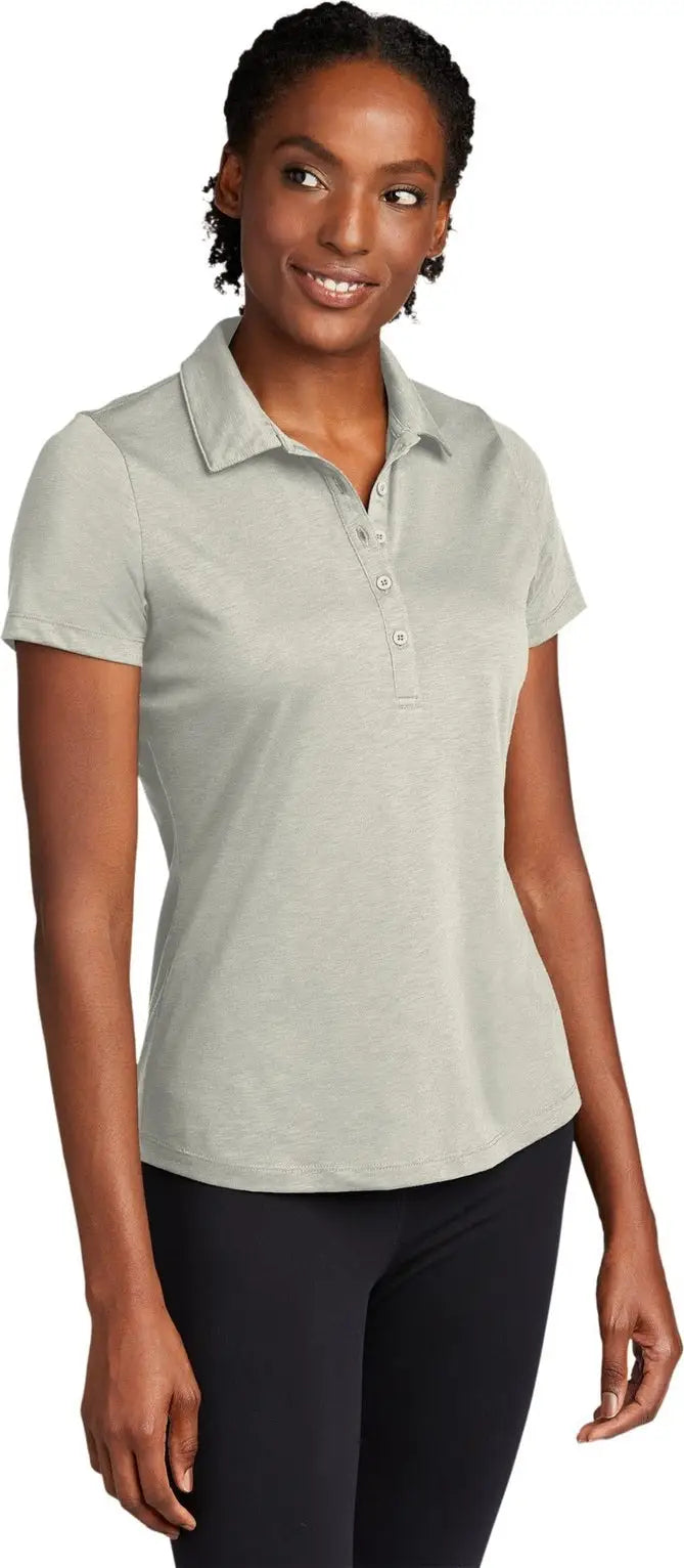 Sport-tek Lst530 Women’s Posicharge Strive Polo - Silver