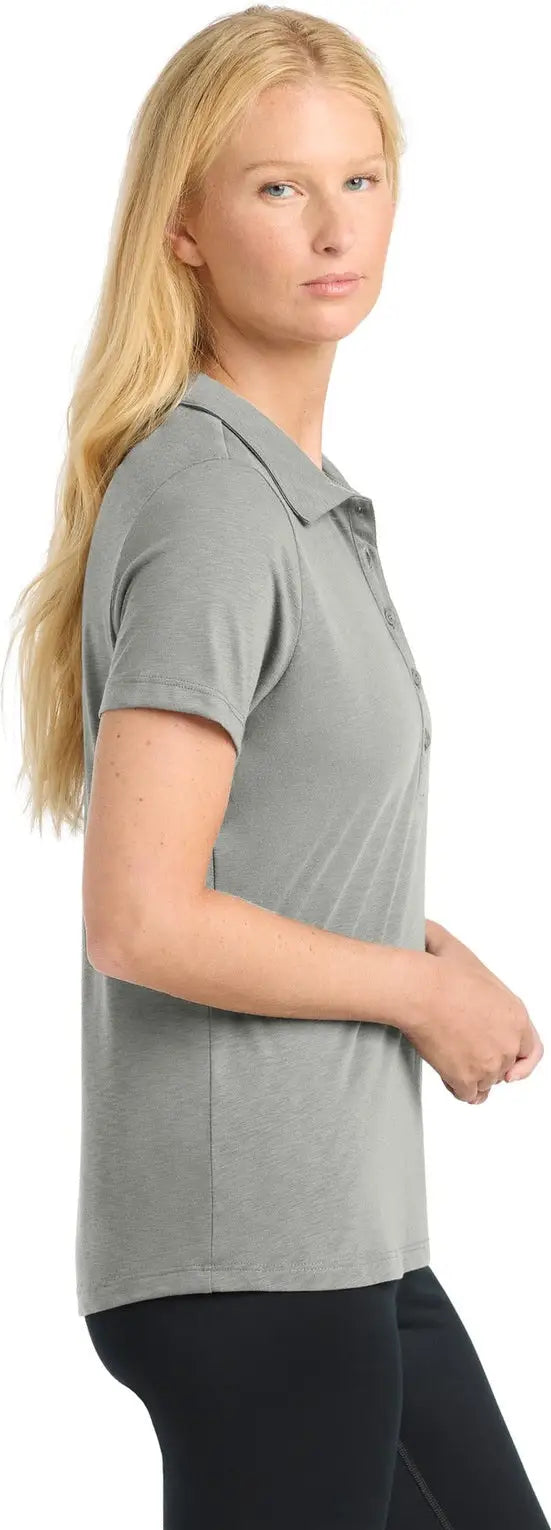 Sport-tek Lst530 Women’s Posicharge Strive Polo - Silver