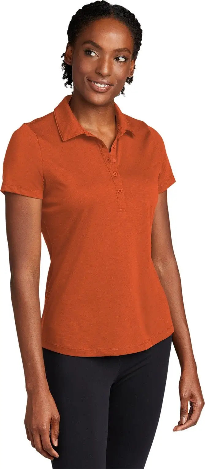 Sport-tek Lst530 Women’s Posicharge Strive Polo - Texas Orange