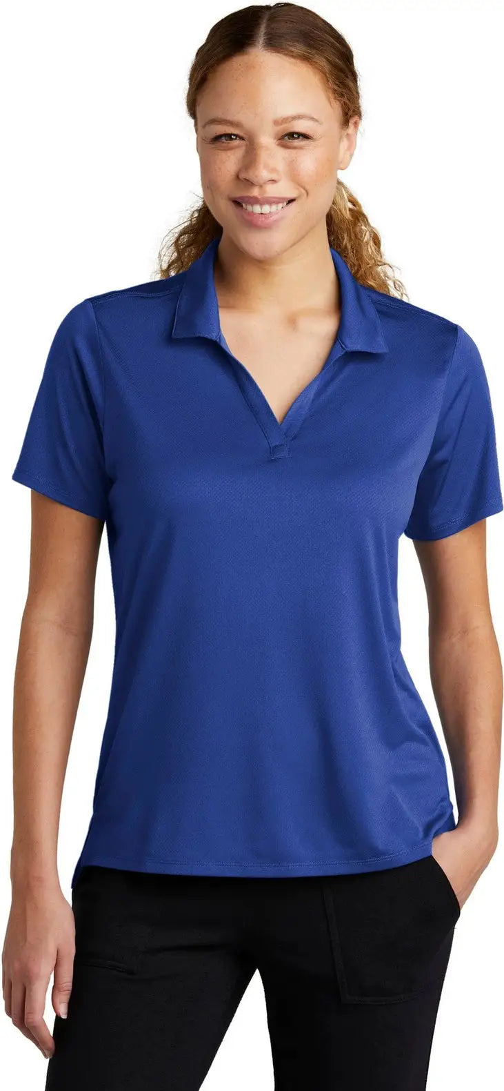 Sport-tek Lst535 Women’s Sideline Polo - True Royal - Ladies Xs