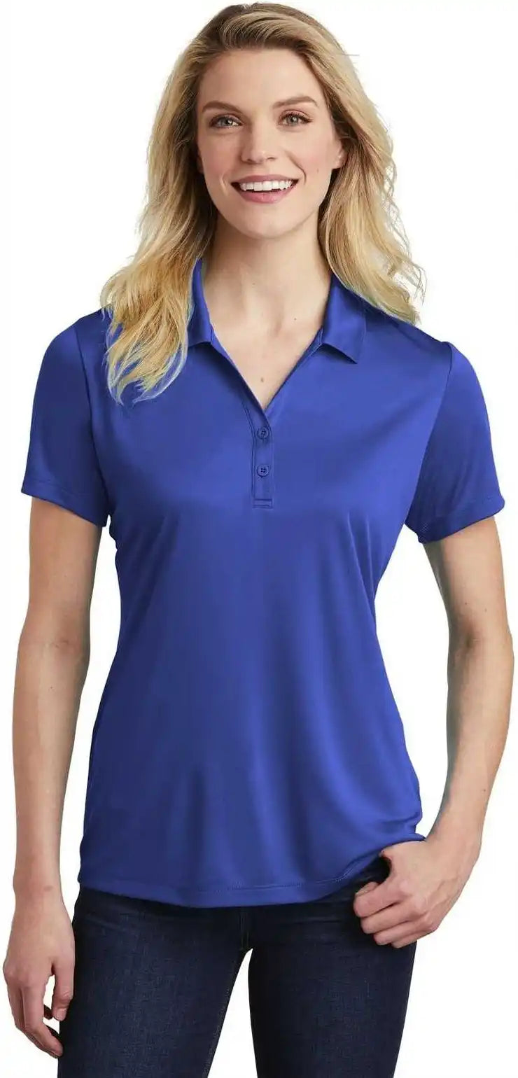 Sport Tek Lst550 Ladies Posicharge Competitor Polo True Royal