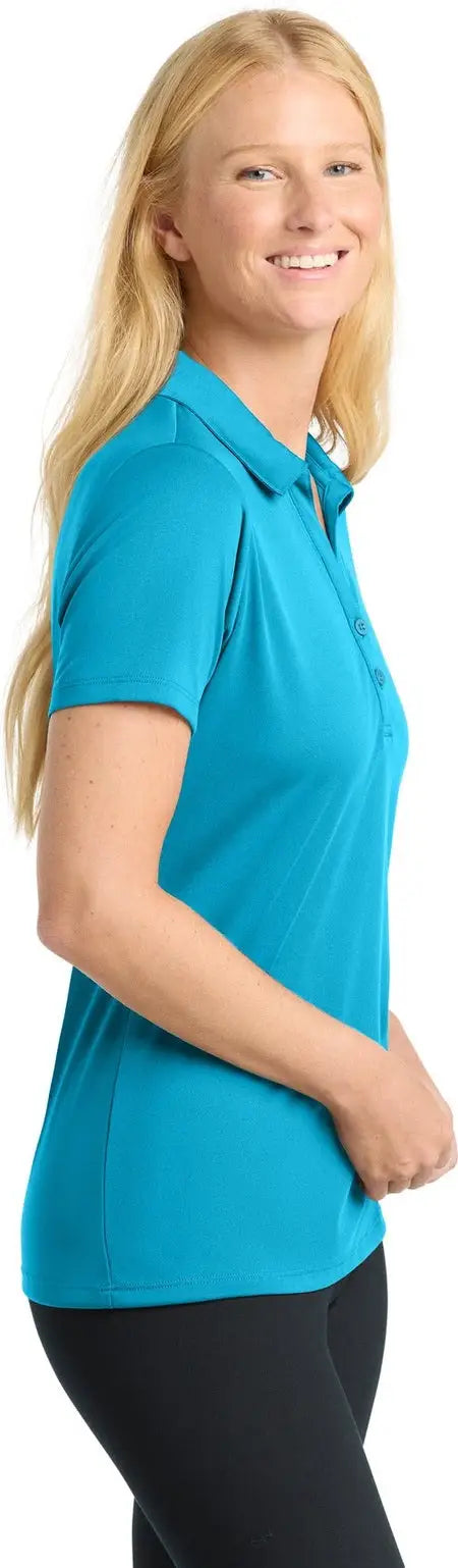 Sport-tek Lst550 Women’s Posicharge Competitor Polo - Atomic Blue