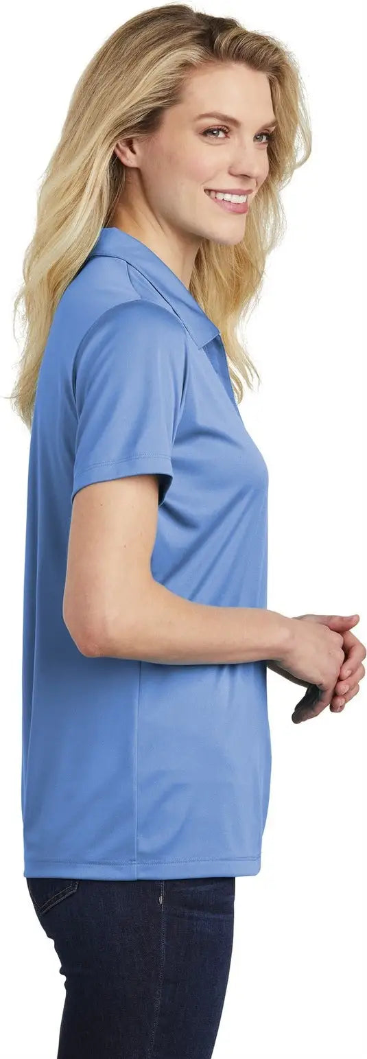 Sport-tek Lst550 Women’s Posicharge Competitor Polo - Carolina Blue