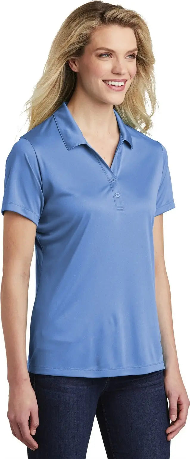 Sport-tek Lst550 Women’s Posicharge Competitor Polo - Carolina Blue