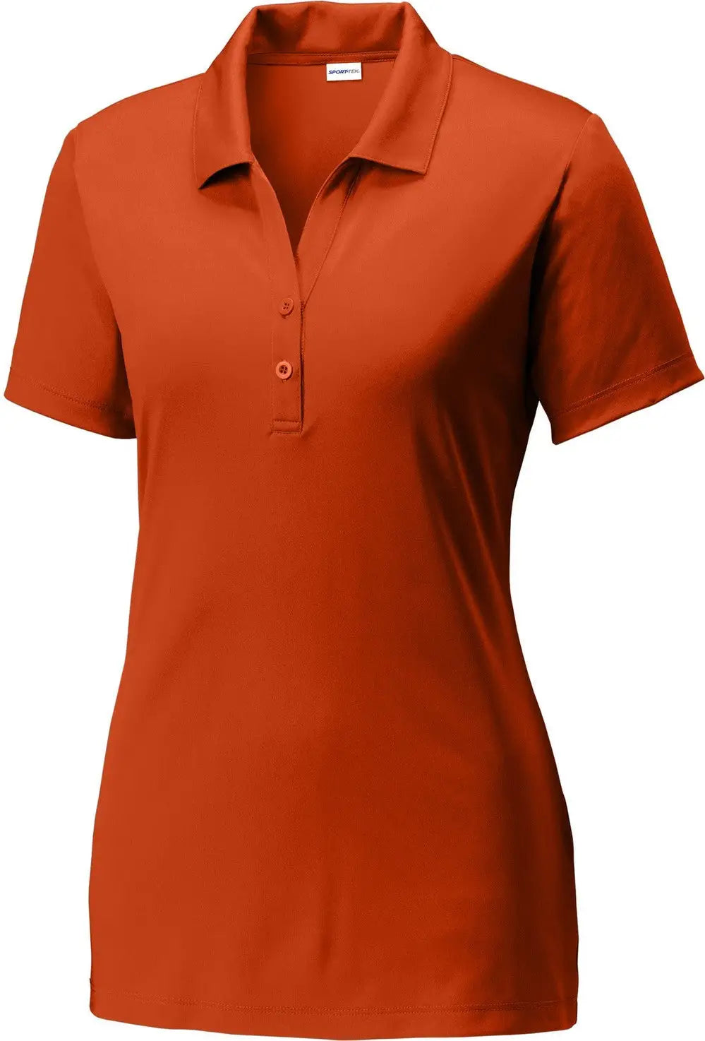 Sport-tek Lst550 Women’s Posicharge Competitor Polo - Deep Orange