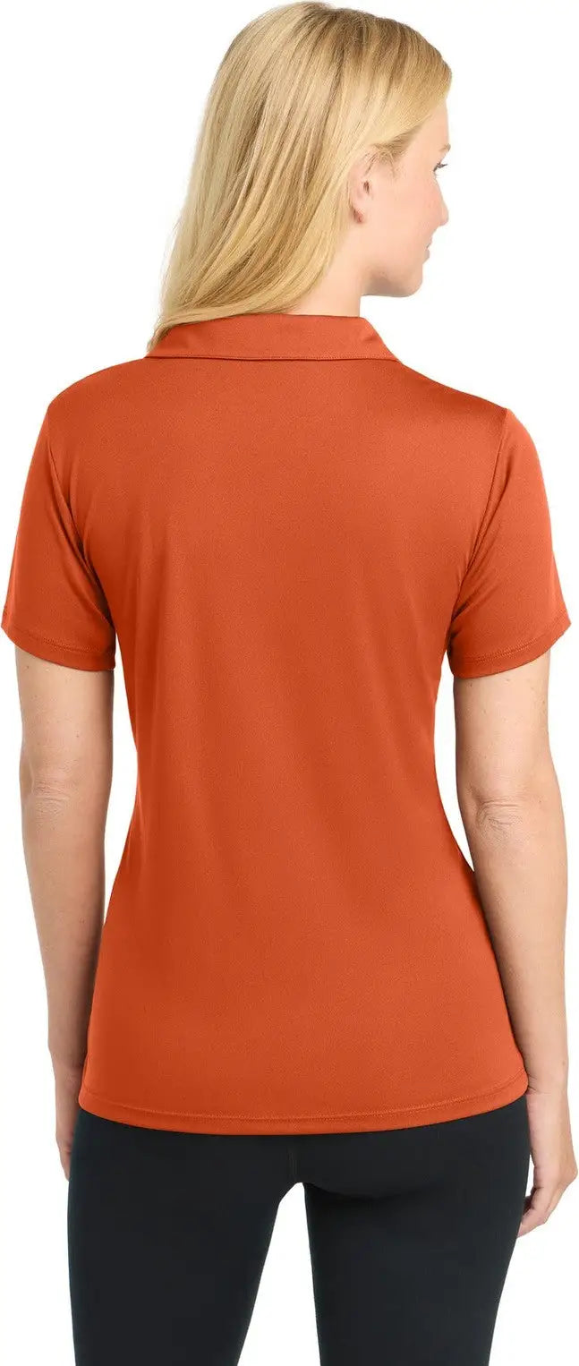 Sport-tek Lst550 Women’s Posicharge Competitor Polo - Deep Orange