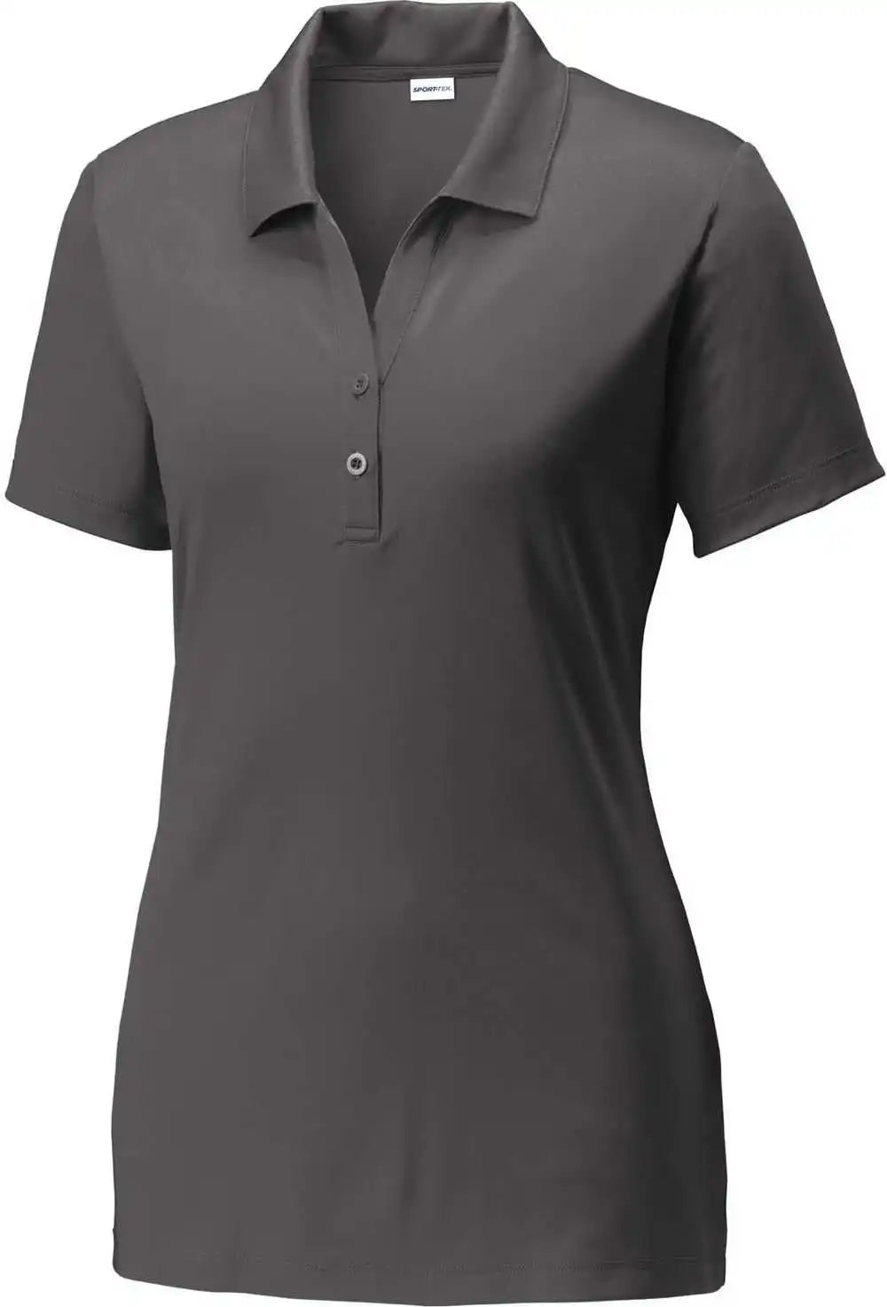 Sport-tek Lst550 Women’s Posicharge Competitor Polo - Iron Grey