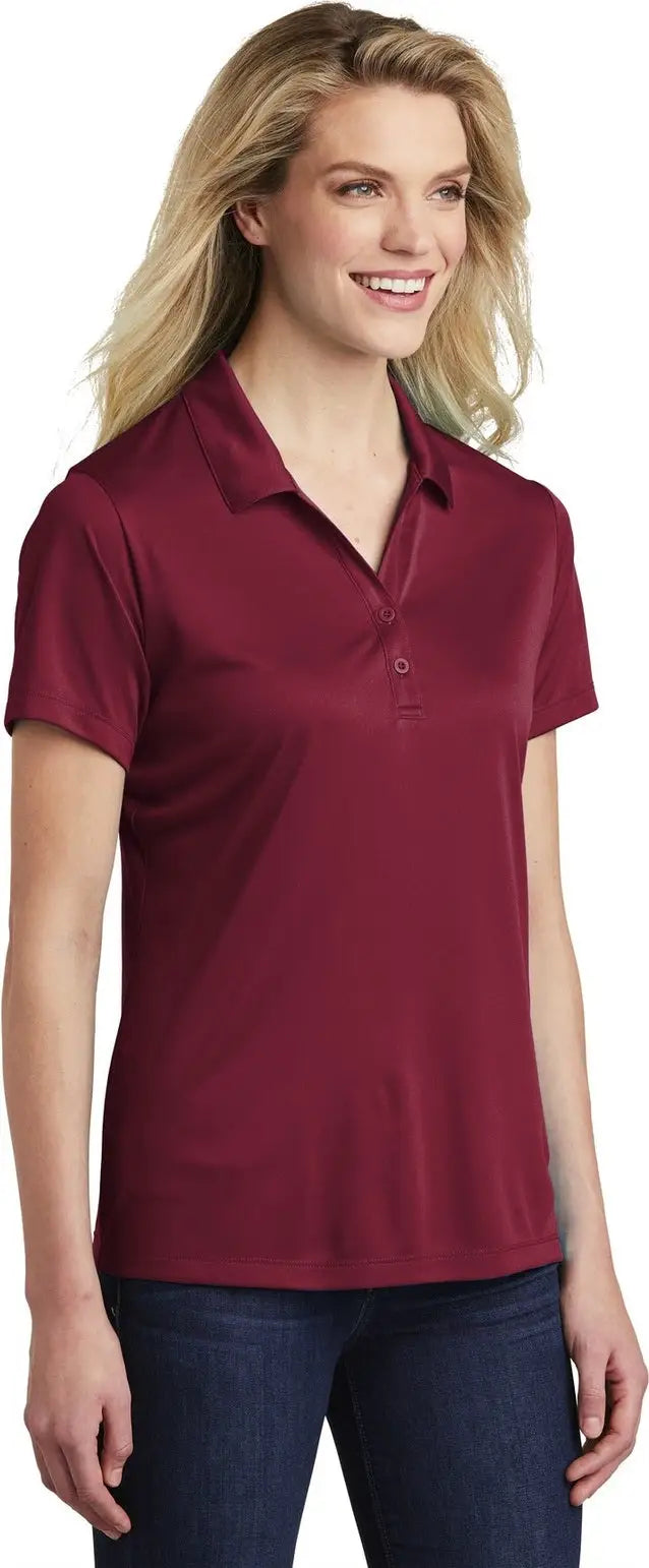 Sport-tek Lst550 Women’s Posicharge Competitor Polo - Maroon