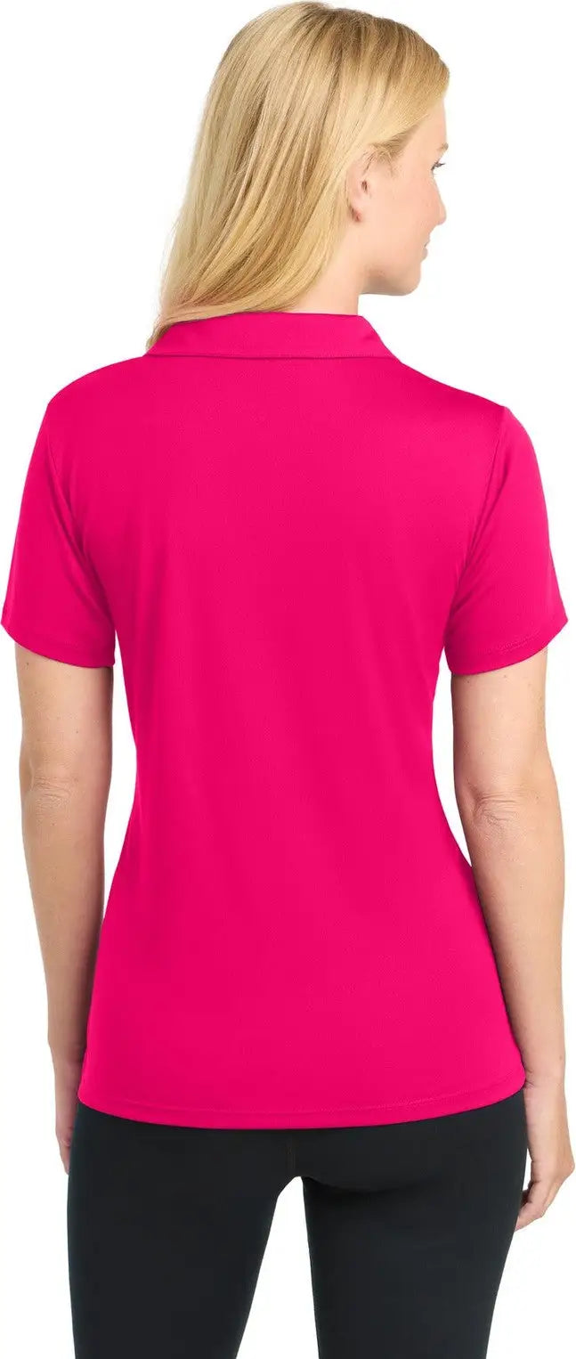Sport-tek Lst550 Women’s Posicharge Competitor Polo - Pink Raspberry