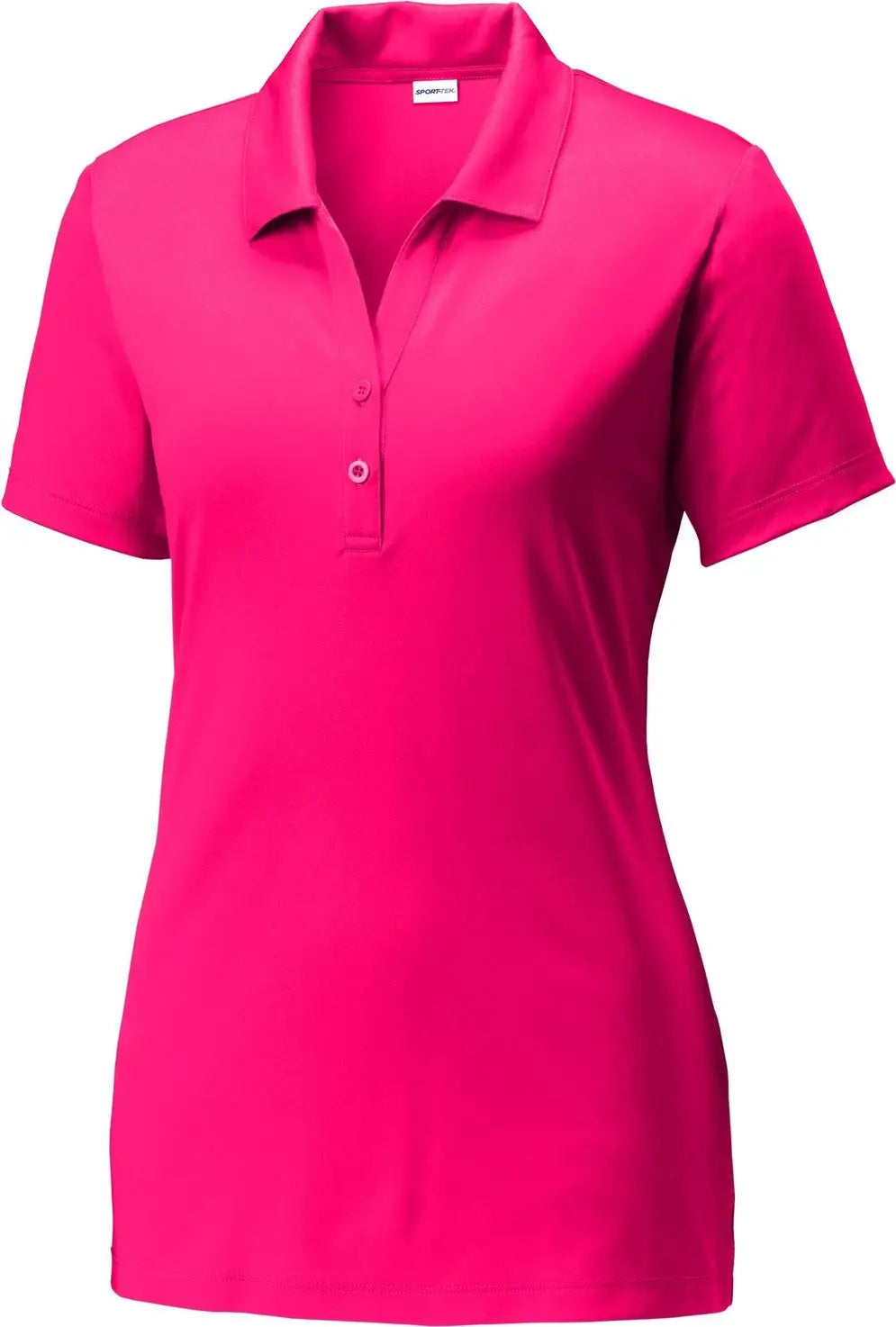 Sport-tek Lst550 Women’s Posicharge Competitor Polo - Pink Raspberry