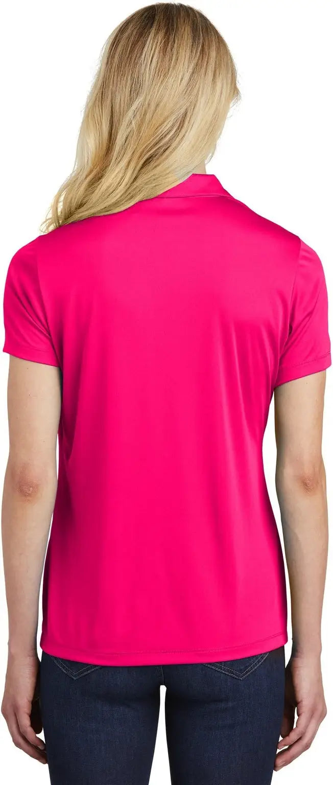 Sport-tek Lst550 Women’s Posicharge Competitor Polo - Pink Raspberry