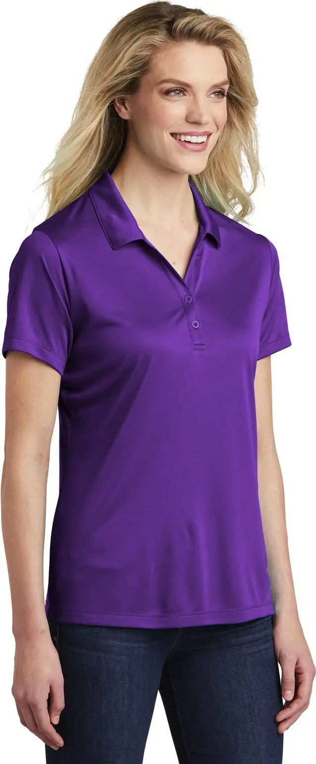 Sport-tek Lst550 Women’s Posicharge Competitor Polo - Purple