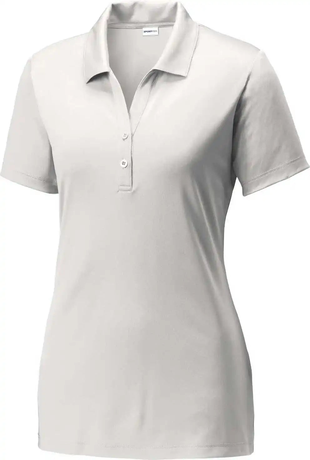 Sport-tek Lst550 Women’s Posicharge Competitor Polo - Silver