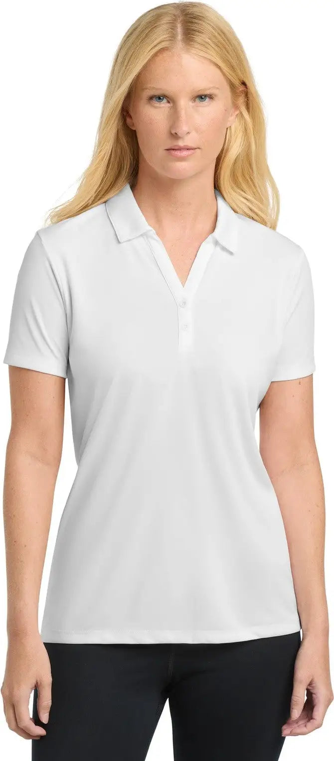 Sport-tek Lst550 Women’s Posicharge Competitor Polo - White