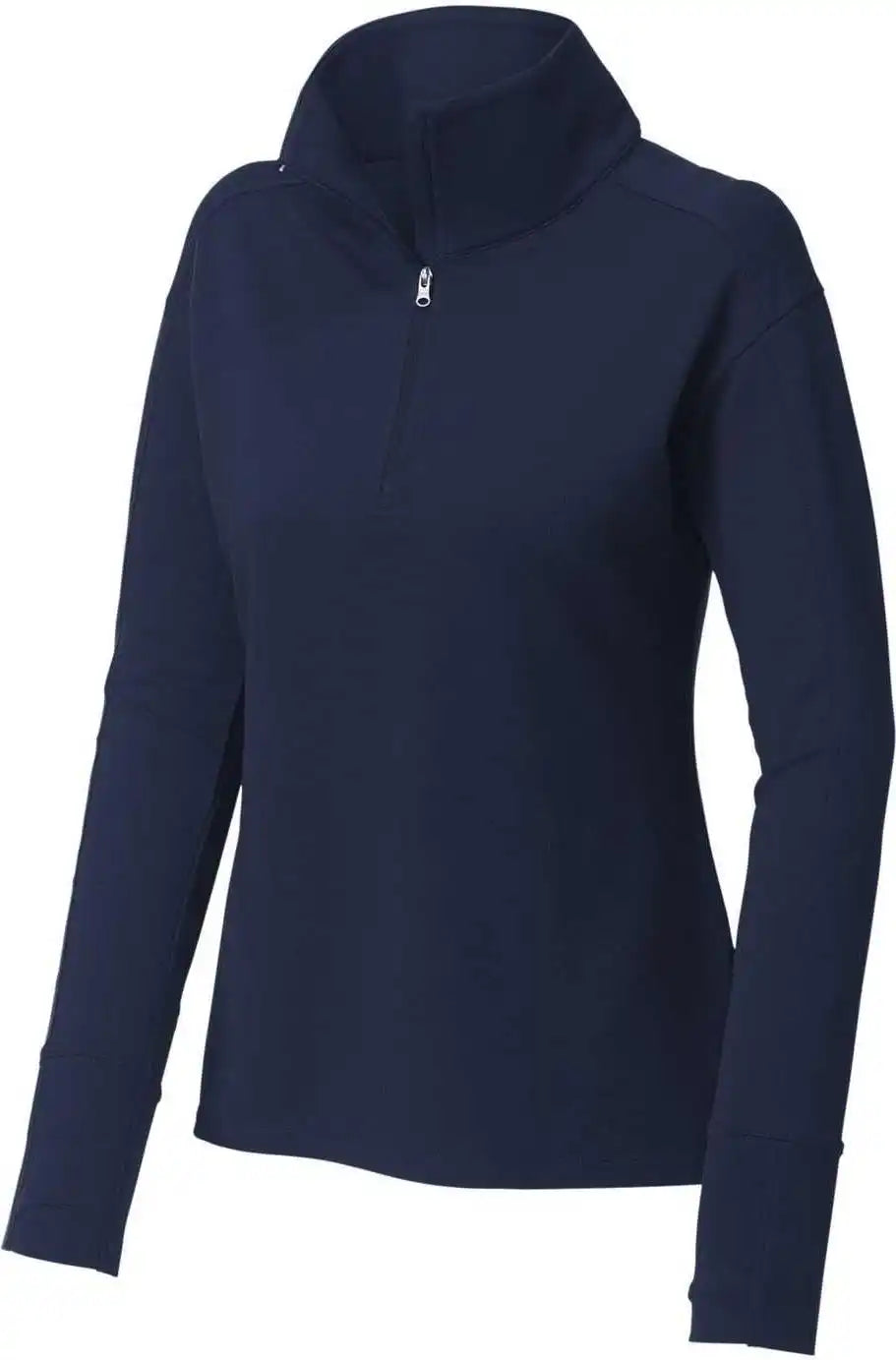 Sport-tek Lst561 Women’s Sport-wick Flex Fleece 1/4-zip - True Navy