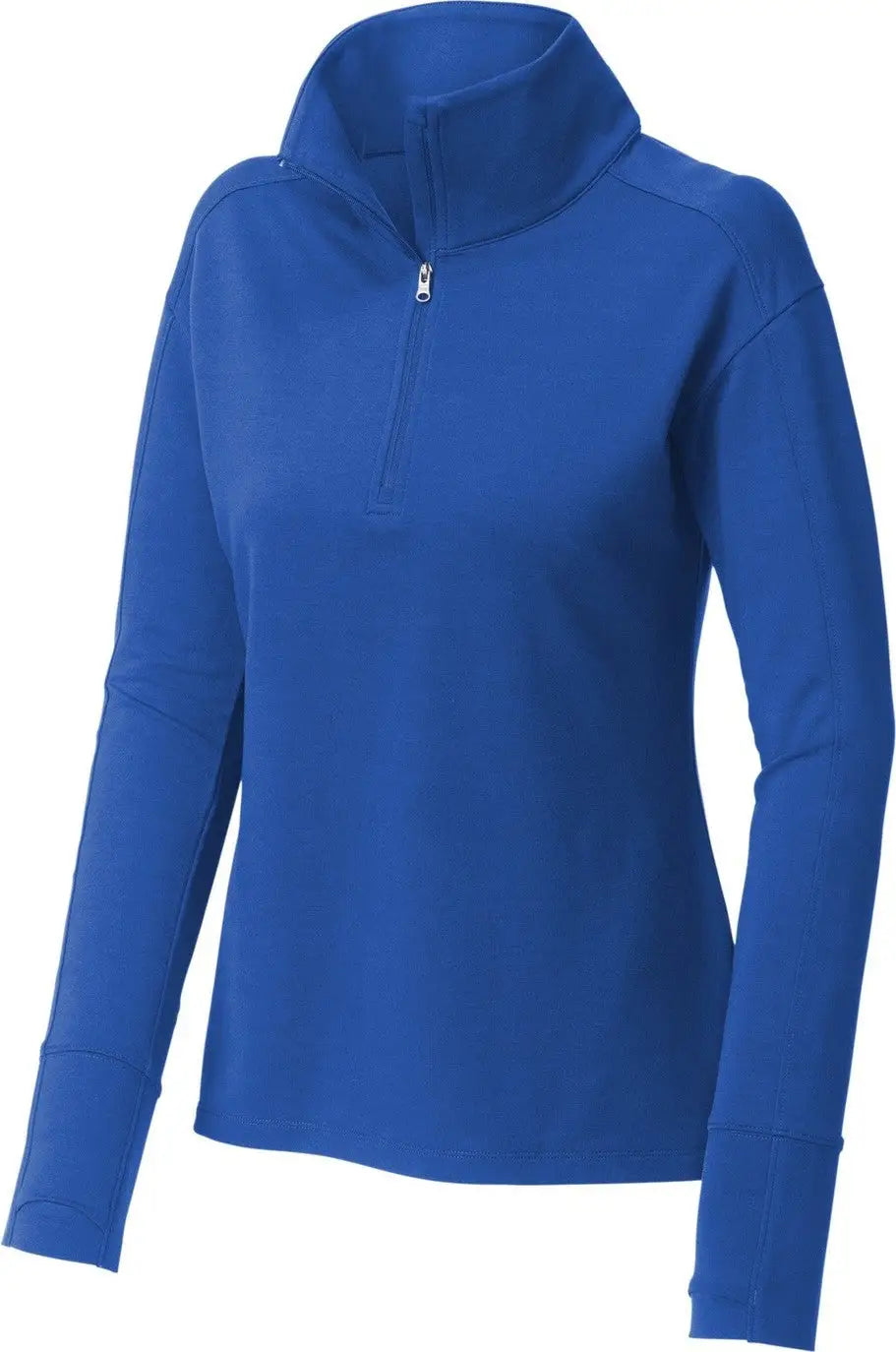 Sport-tek Lst561 Women’s Sport-wick Flex Fleece 1/4-zip - True Royal