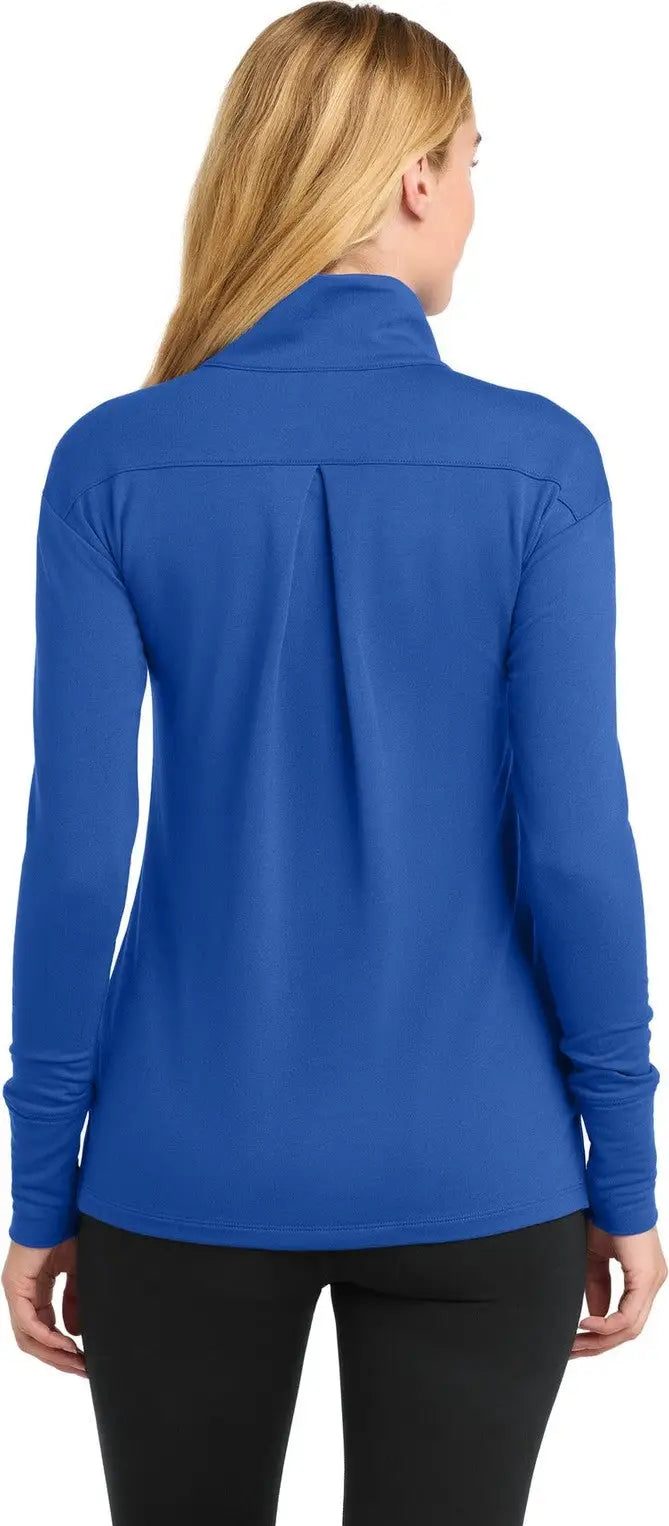 Sport-tek Lst561 Women’s Sport-wick Flex Fleece 1/4-zip - True Royal