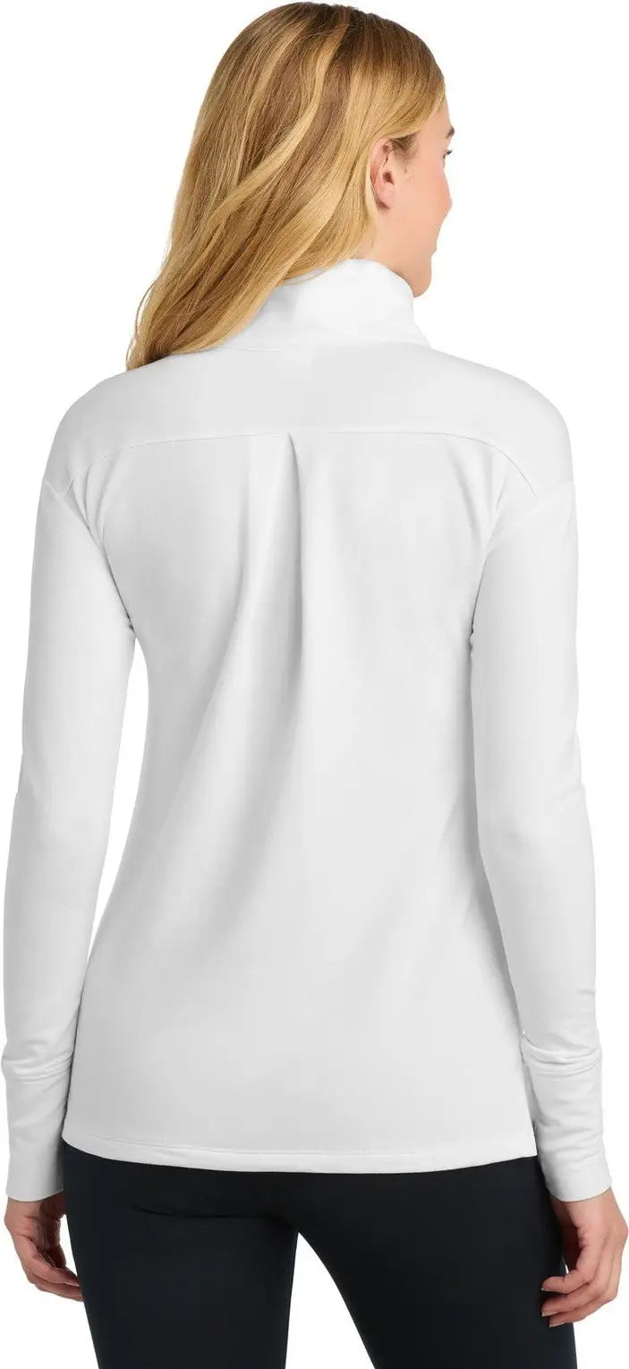 Sport-tek Lst561 Women’s Sport-wick Flex Fleece 1/4-zip - White