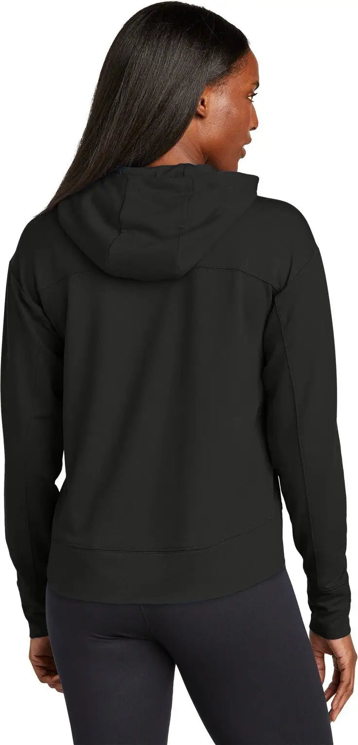Sport-tek Lst562 Women’s Sport-wick Flex Fleece Pullover Hoodie - Black