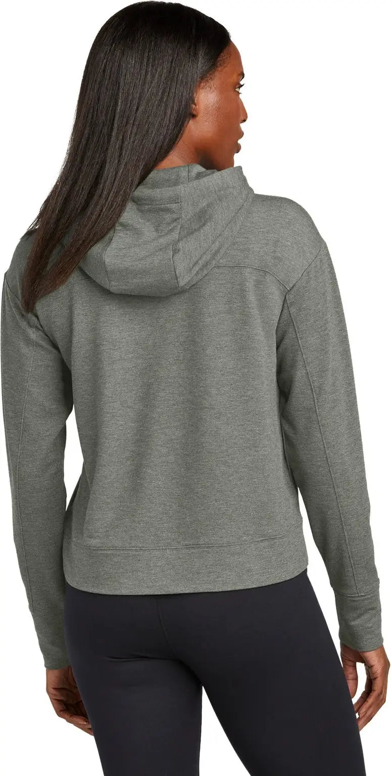 Sport-tek Lst562 Women’s Sport-wick Flex Fleece Pullover Hoodie - Light Gray Heather