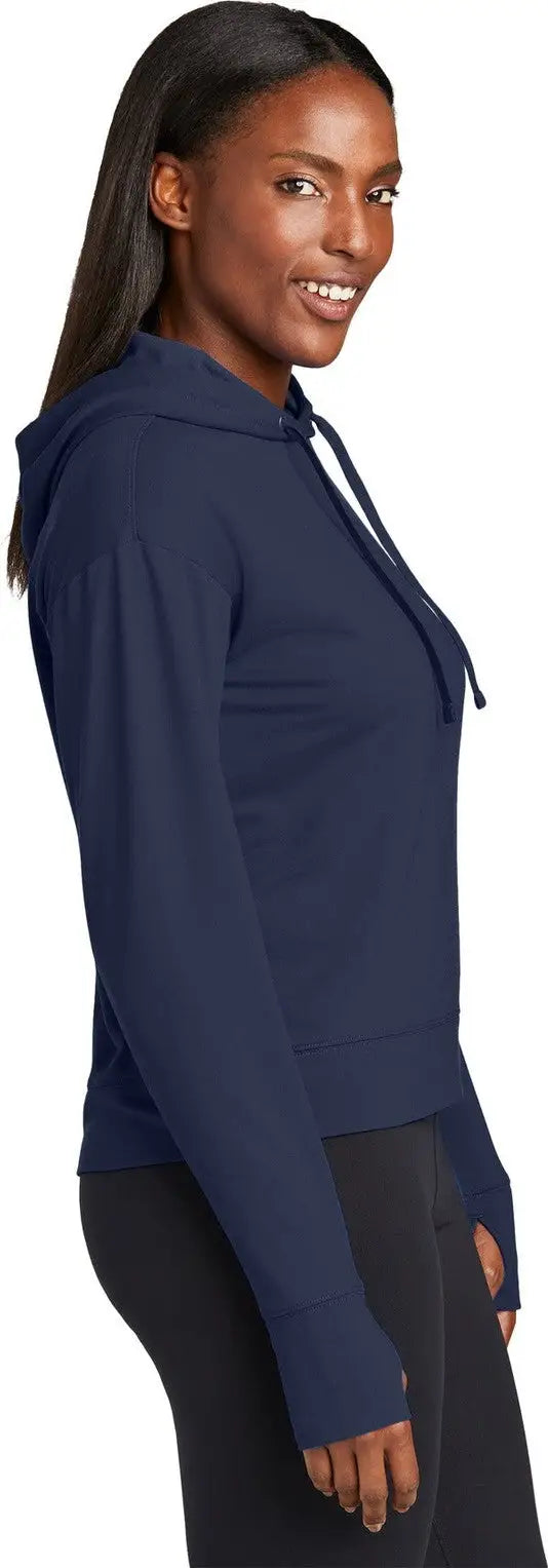 Sport-tek Lst562 Women’s Sport-wick Flex Fleece Pullover Hoodie - True Navy
